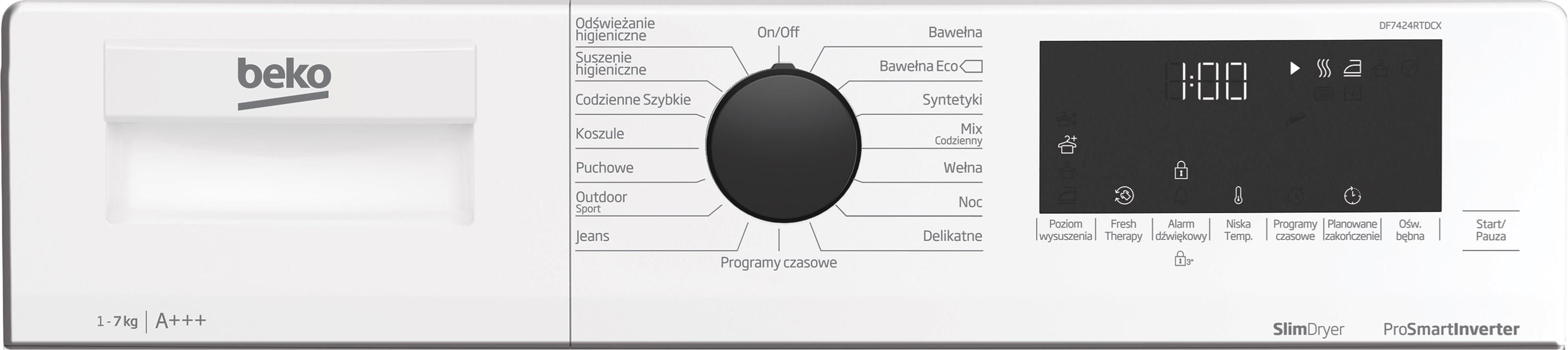 Beko DF7424RTDCX - zdjęcie 2 Beko DF7424RTDCX