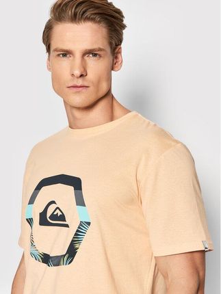 Quiksilver T-Shirt EQYZT06663 Pomarańczowy Regular Fit - zdjęcie 2