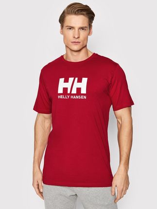 Helly Hansen T-Shirt Logo 33979 Czerwony Regular Fit