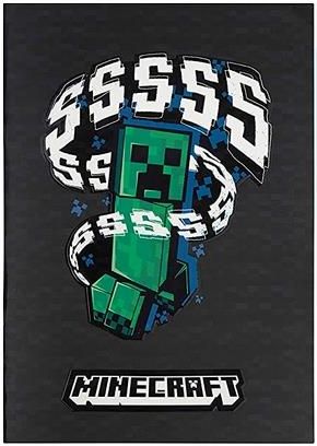Minecraft Zeszyt Szkolny Szerokie Linie Creeper A5