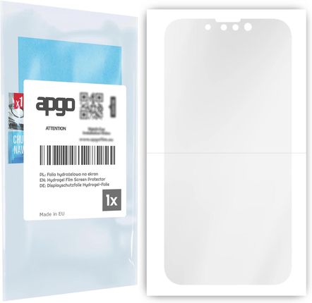 Folia ochronna hydrożelowa na ekran do Apple iPhone 13 mini -  na cały ekran apgo Hydrogel TPU 5D Full Glue