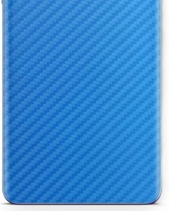 Folia naklejka skórka strukturalna na TYŁ do Samsung Galaxy Tab S7 FE 5G -  Carbon Niebieski - apgo SKINS