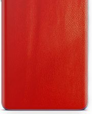 Folia naklejka skórka strukturalna na TYŁ do Samsung Galaxy Tab S7 FE 5G -  Skóra Czerwona - apgo SKINS - zdjęcie 1