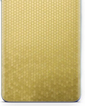 Folia naklejka skórka strukturalna na TYŁ do Samsung Galaxy Tab A 10.1 (2016) -  Plaster Miodu Złoty - apgo SKINS