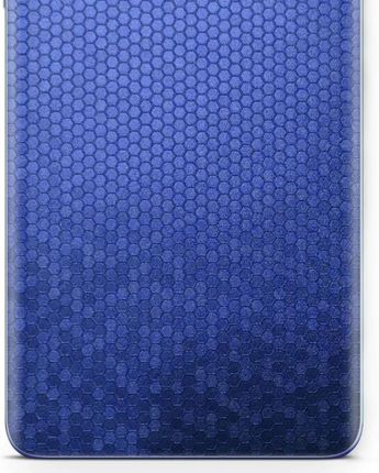 Folia naklejka skórka strukturalna na TYŁ do Samsung Galaxy Tab S7+ 5G -  Plaster Miodu Niebieski - apgo SKINS