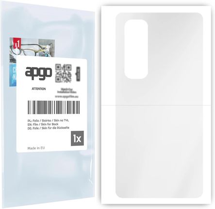 Folia Hydrożelowa Naklejka Przezroczysta Na Tył Do Xiaomi Mi Note 10 Lite - Apgo Hydrogel Tpu
