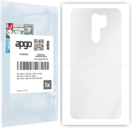 Folia Hydrożelowa Naklejka Przezroczysta Na Tył Do Xiaomi Redmi 9 - Apgo Hydrogel Tpu