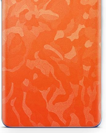 Folia naklejka skórka strukturalna na TYŁ do Samsung Galaxy Tab A 10.1 (2016) -  Moro | Camo Pomarańczowy - apgo SKINS