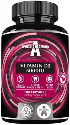 APOLLO'S HEGEMONY Vitamin D3 5000IU 180 kaps.