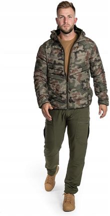 Kurtka puchowa dwustronna Texar Olive/PL Camo M - zdjęcie 2
