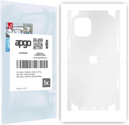 Folia hydrożelowa naklejka przezroczysta na TYŁ+BOKI do Apple iPhone 12 - apgo hydrogel TPU