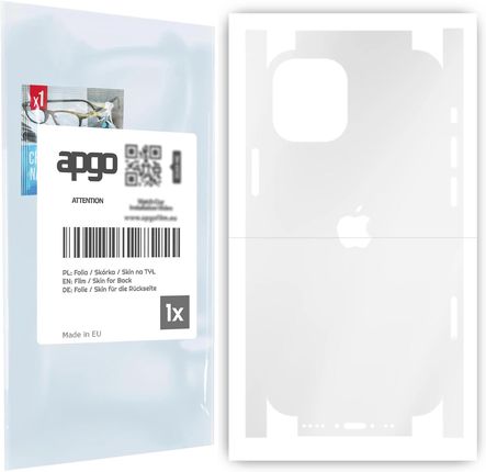 Folia hydrożelowa naklejka przezroczysta na TYŁ+BOKI do Apple iPhone 12 mini - apgo hydrogel TPU