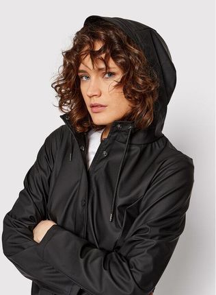 Rains Kurtka przeciwdeszczowa 18130 Czarny Regular Fit - zdjęcie 3