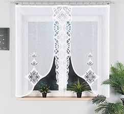 Markizeta Anita Firanka Żakardowa Konfekcjonowana 160x160cm Biały 0193850000011601601