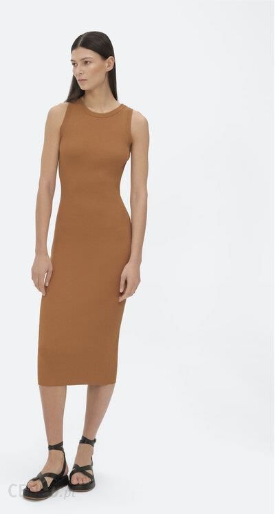 Simple Sukienka letnia SI22-SUD012 Brązowy Regular Fit - Ceny i opinie -  