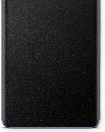 Folia naklejka skórka strukturalna na TYŁ do Samsung Galaxy A52 4G -  Czarny Pastel Matowy Chropowaty Baranek - apgo SKINS