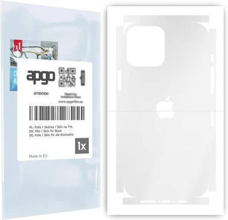 Folia hydrożelowa naklejka przezroczysta na TYŁ+BOKI do Apple iPhone 12 Pro Max - apgo hydrogel TPU