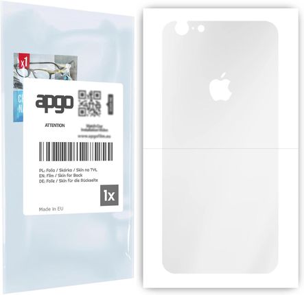 Folia hydrożelowa naklejka przezroczysta na TYŁ do Apple iPhone 6s - apgo hydrogel TPU