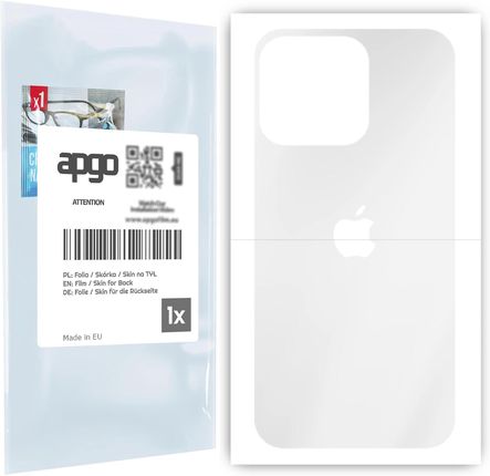 Folia hydrożelowa naklejka przezroczysta na TYŁ do Apple iPhone 13 Pro - apgo hydrogel TPU