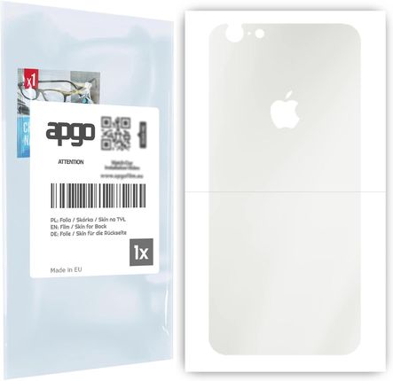 Folia hydrożelowa naklejka MATOWA na TYŁ do Apple iPhone 6 - apgo hydrogel MATTE