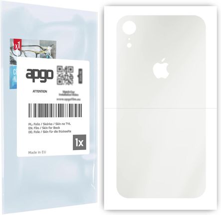 Folia hydrożelowa naklejka MATOWA na TYŁ do Apple iPhone XR - apgo hydrogel MATTE
