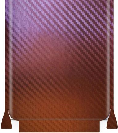 Folia naklejka skórka strukturalna na TYŁ+BOKI do Samsung Galaxy Note 10 Lite -  Carbon Kameleon CAKA5 - apgo SKINS