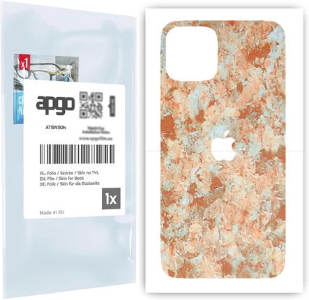 Folia naklejka skórka strukturalna na TYŁ do Apple iPhone 11 Pro -  Kamień Piaskowiec - apgo SKINS