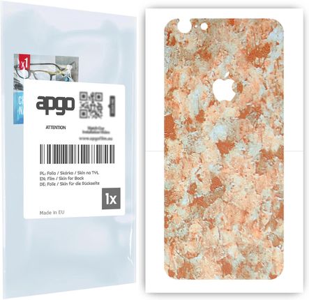Folia naklejka skórka strukturalna na TYŁ do Apple iPhone 6 -  Kamień Piaskowiec - apgo SKINS