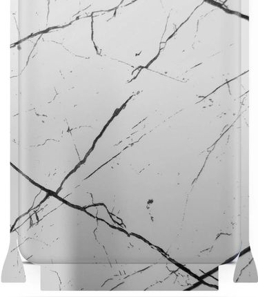 Folia naklejka skórka strukturalna na TYŁ+BOKI do Apple iPhone 5c -  Marmur Biały - apgo SKINS