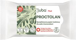 Luba Med Proctolan Specjalistyczny Papier Toaletowy dla Osób z Hemoroidami 50 szt - Papiery toaletowe