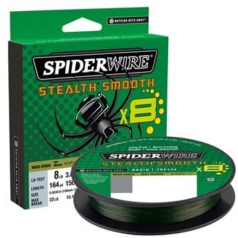 Spiderwire Plecionka Stealth Smooth 8 Braid Moss Green 0,07mm 6kg 150m 1515222