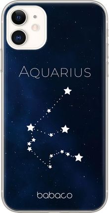 Etui Zodiac Constellation 011 Babaco Nadruk pełny Granatowy Producent: Iphone, Model: 11 PRO MAX