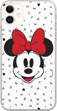 Etui Minnie 056 Disney Nadruk pełny Biały Producent: Iphone, Model: 13 MINI