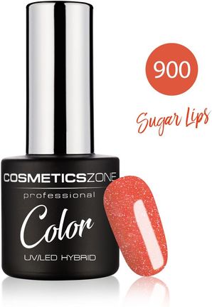 Cosmetics Zone Lakier hybrydowy brokatowy koralowy flash effect 7ml – Sugar Lips 900