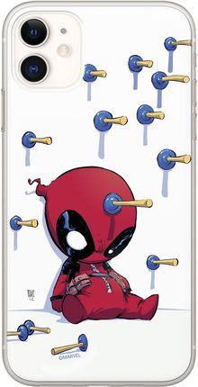 Etui Deadpool 005 Marvel Nadruk pełny Biały Producent: Iphone, Model: 12 Mini