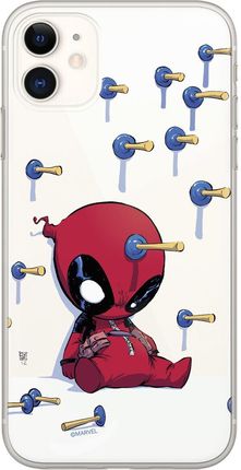 Etui Deadpool 005 Marvel Nadruk częściowy Przeźroczysty Producent: Iphone, Model: 11