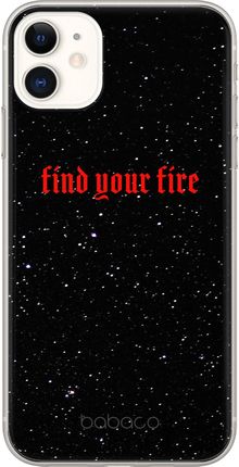 Etui Find your fire 002 Babaco Nadruk pełny Czarny Producent: Iphone, Model: 11 PRO MAX