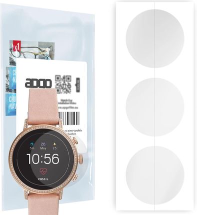 3x Folia hydrożelowa do Fossil FTW6015 Q Venture - apgo Smartwatch Hydrogel Protection Ochrona na ekran smartwatcha