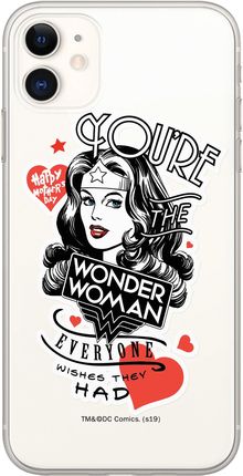 Etui Wonder Woman 014 DC Nadruk częściowy Przeźroczysty Producent: Iphone, Model: 13