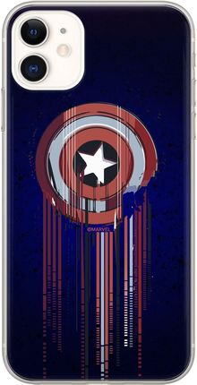 Etui Kapitan Ameryka 017 Marvel Nadruk pełny Granatowy Producent: Iphone, Model: X/ XS