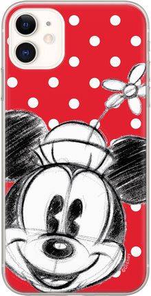 Etui Minnie 009 Disney Nadruk pełny Czerwony Producent: Iphone, Model: 13 MINI