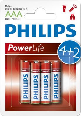 Philips PowerLife LR03/AAA 6 x