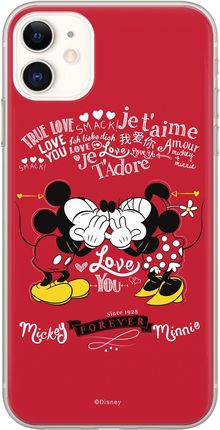 Etui Mickey i Minnie 005 Disney Nadruk pełny Czerwony Producent: Iphone, Model: XR
