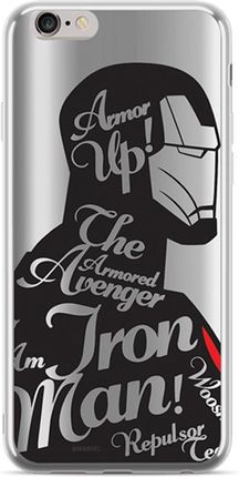 Etui Iron Man 010 Marvel Luxury chrome Srebrny Producent: Iphone, Model: 7 PLUS/ 8 PLUS