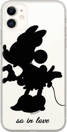 Etui Minnie 002 Disney Nadruk częściowy Przeźroczysty Producent: Iphone, Model: 7/ 8/ SE 2