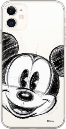 Etui Mickey 004 Disney Nadruk częściowy Przeźroczysty Producent: Iphone, Model: 5/5S/SE