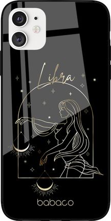 Etui Zodiac Woman 007 Babaco Premium Glass Czarny Producent: Iphone, Model: XS Max
