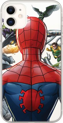 Etui Spider Man 004 Marvel Nadruk częściowy Przeźroczysty Producent: Iphone, Model: X/ XS