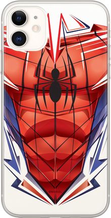 Etui Spider Man 005 Marvel Nadruk częściowy Przeźroczysty Producent: Iphone, Model: 11