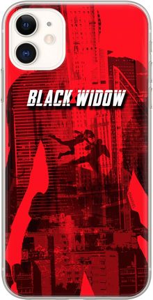 Etui Czarna Wdowa 007 Marvel Nadruk pełny Czerwony Producent: Iphone, Model: 13 MINI
